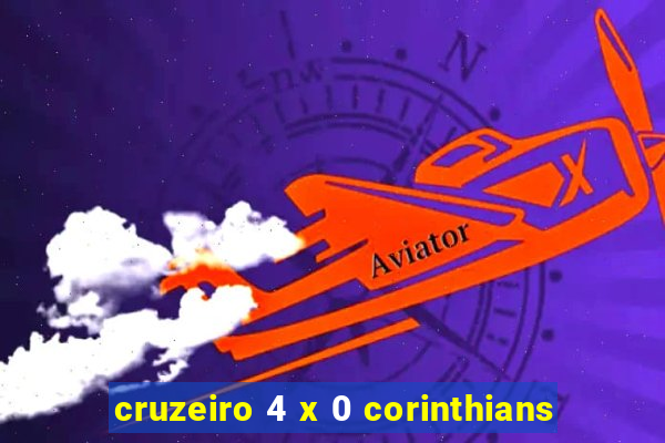 cruzeiro 4 x 0 corinthians